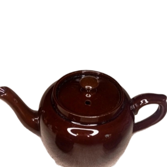 Vintage Japanese Brown Betty Rooster Ceramic Tea Set - Teapot, Sugar Bow… - Picture 8 of 13